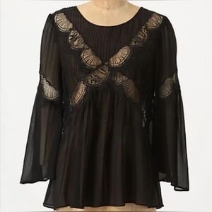 Anthropologie Irina Blouse by Lil  Size 4